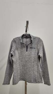 KUIU "Base Camp" High Loft Sweater Fleece 1/4 Zip - Heather Grey (Size S)